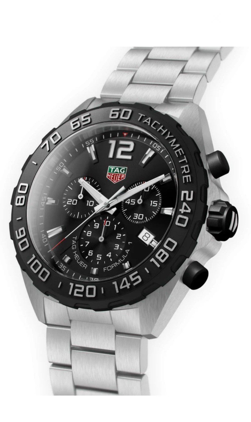 CAZ1010.BA0842 Black 1 Men's Heuer TAG Watch Formula - - vintagewatches.pk