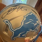 Jared Goff Signed Detroit Lions Helmet NFL Fanatics Authentic +AmonRa St. Brown