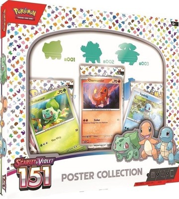 【新品・未開封】 海外 ポケモン 『151 POSTER COLLECTION』 Pokemon TCG: Scarlet & Violet 151 Special Poster Collection
