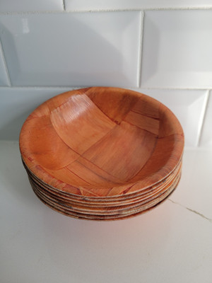 8 X 5.5'' WOOD WEAVE ADCRAFT BOWLDISHWASHER/TOXIC SAFE
