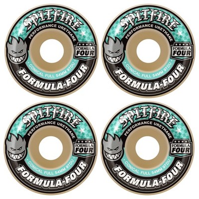 Spitfire Skateboard Wheels 54mm F4 Conical Full 97A Formula Four