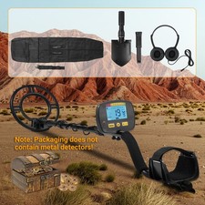 Metal Detector Accessories Kit With Headphones Collapsible Shovel And Detection