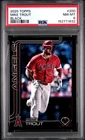 Mike Trout 2025 Topps #200 Black PSA 8 NM/MT Los Angeles Angels