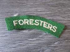Notts & Derby Regiment Foresters Sew on Shoulder Title Patch Badge