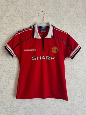 Manchester United 1998 1999 2000 Home football shirt Women Umbro