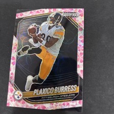 Panini 2025 Prizm Black Plaxico Burress Cherry Blossom #124 /20 Steelers