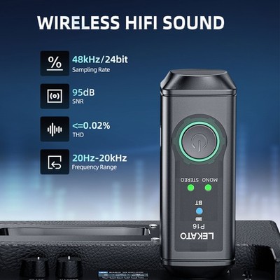 LEKATO ワイヤレスXLR Amazon.com: LEKATO Wireless XLR Transmitter