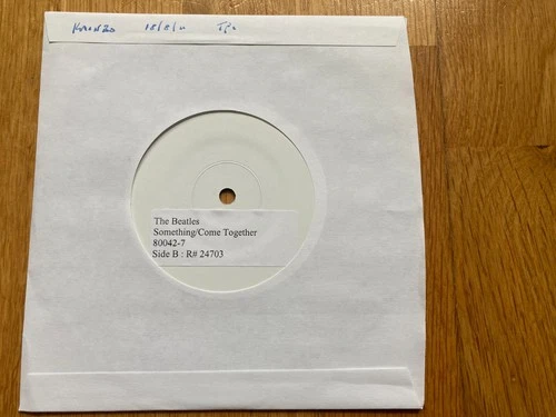 The Beatles RARE 2011 7" PROMO VINYL TEST PRESSING Something / Come Together .