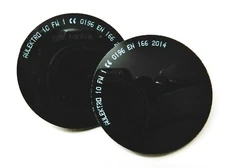 #10 Safety Glass Replacement Lens Shade 10 Eye Protective Goggles 1Pr Lens Plate