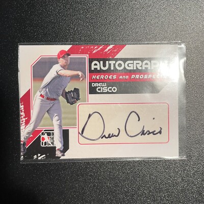 2011 ITG Heroes and Prospects Auto Full Body Drew Cisco #A-DC Auto