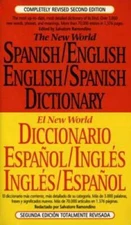 The New World Spanish/English, English/Spanish Dictionary (El New World D - GOOD
