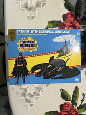 McFarlane Toys - DC Super Powers Batman con Batwing e Whirlybat, confezione da 3, Gold Label, esclusiva