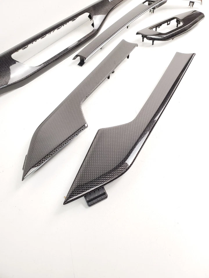 2018-2024 AUDI S5 RS5 COUPE B9 INTERIOR TRIM SET KIT CARBON FIBER OEM - Image 2 of 4