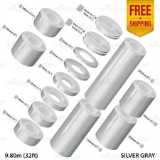 PinStriping Pin Stripe Adhesive Tape Styling Decal Vinyl Sticker SILVER GRAY