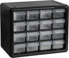 16-Drawer Plastic Storage Cabinet for Garage, Beads, Makeup, Teacher Toolbox, 10