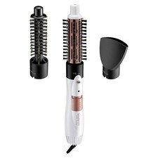 Conair Double Ceramic 3-in-1 HOT AIR BRUSH 1-1/4" Thermal Brush 3/4 Natural Boar
