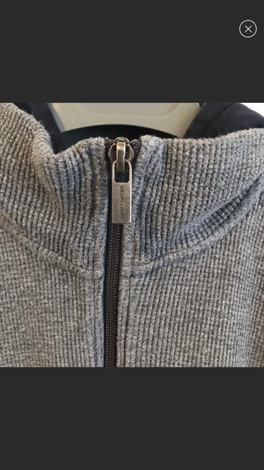 Michael Kors Men’s Size S Double Zip Thermal Front Hoodie Mint Condition