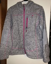 Snozu Womens Jacket, Extreme Gear, Magenta/grey/athletic, Hooded, X Large