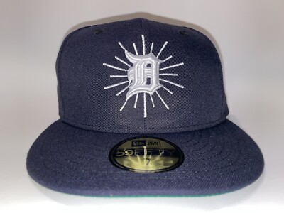Detroit Tigers Oracle Navy Green Under Brim Size 5950 MLB New