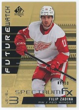 2019-20 Upper Deck SP Authentic Future Watch Spectrum FX Gold Filip Zadina 9/50