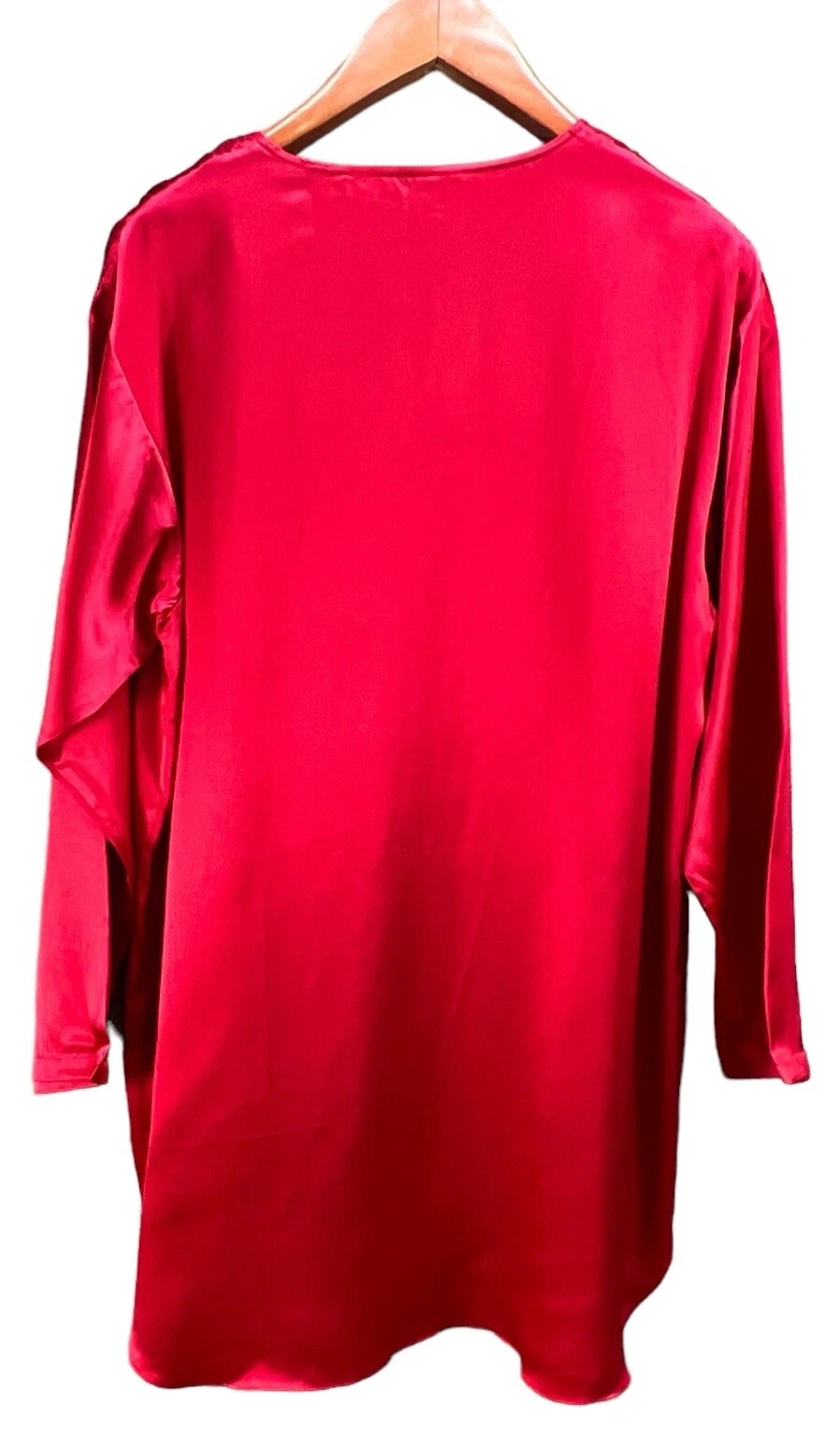 UNDERCOVER Abito Victoria's Secret Vintage G Label 100% Rosso Seta Singolo Bottone Donna M