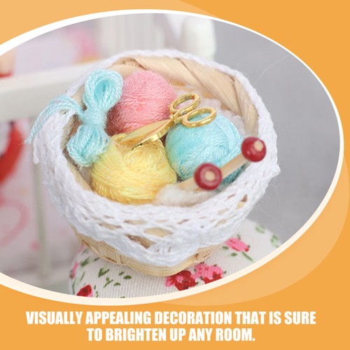 Basket Decoration Diy Miniature Dollhouse Kit Minature Things - Picture 4 of 12