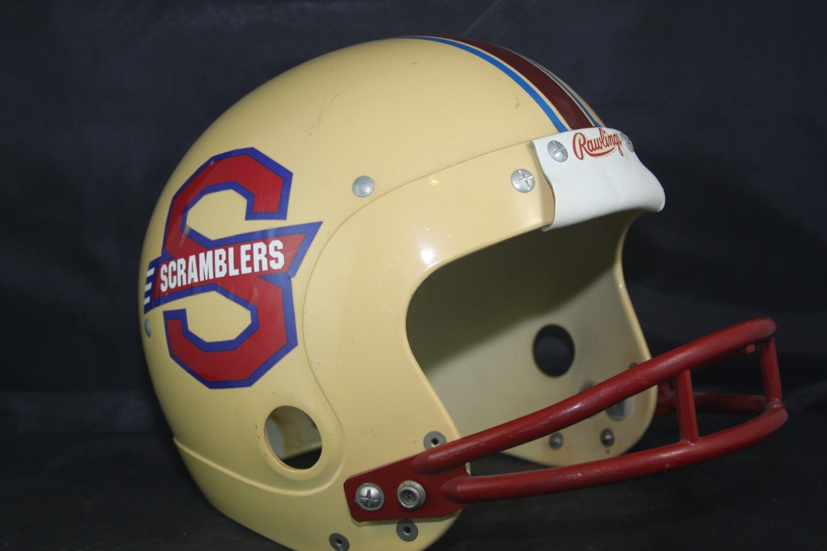 Vtg 1974-5 Game Used Rawlings Ridge Football Helmet SHELL Bradshaw