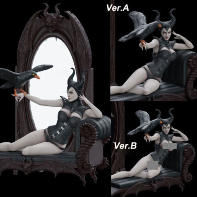 Julie Maleficent 3D Print Figure GK Model Kit Unpainted Unassembled Garage Kit