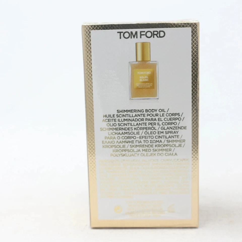 Aceite de carrocería brillante Tom Ford Soleil Blanc dorado 1,5 oz / 45 ml nuevo en caja sellado Foto 2 de 2