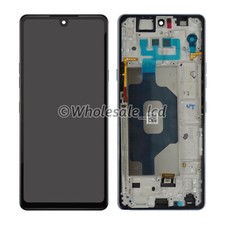 New For LG Stylo 6 Q730 LM-Q730TM Q730AM Q730MM LCD Touch Screen Digitizer Frame