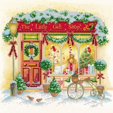 Bead Embroidery Kit New Year's joys Bead stitching DIY Abris Art