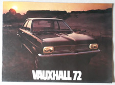 Vauxhall Brochure 1972 Viva Firenza Victor VX 4/90 Ventora 2 Cresta Viscount