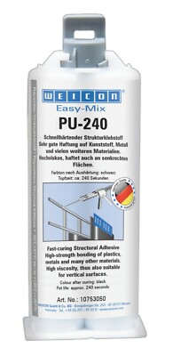 WEICON Easy-Mix PU-240 Polyurethan-Klebstoff hochfest | schnellhärtend | 50 ml