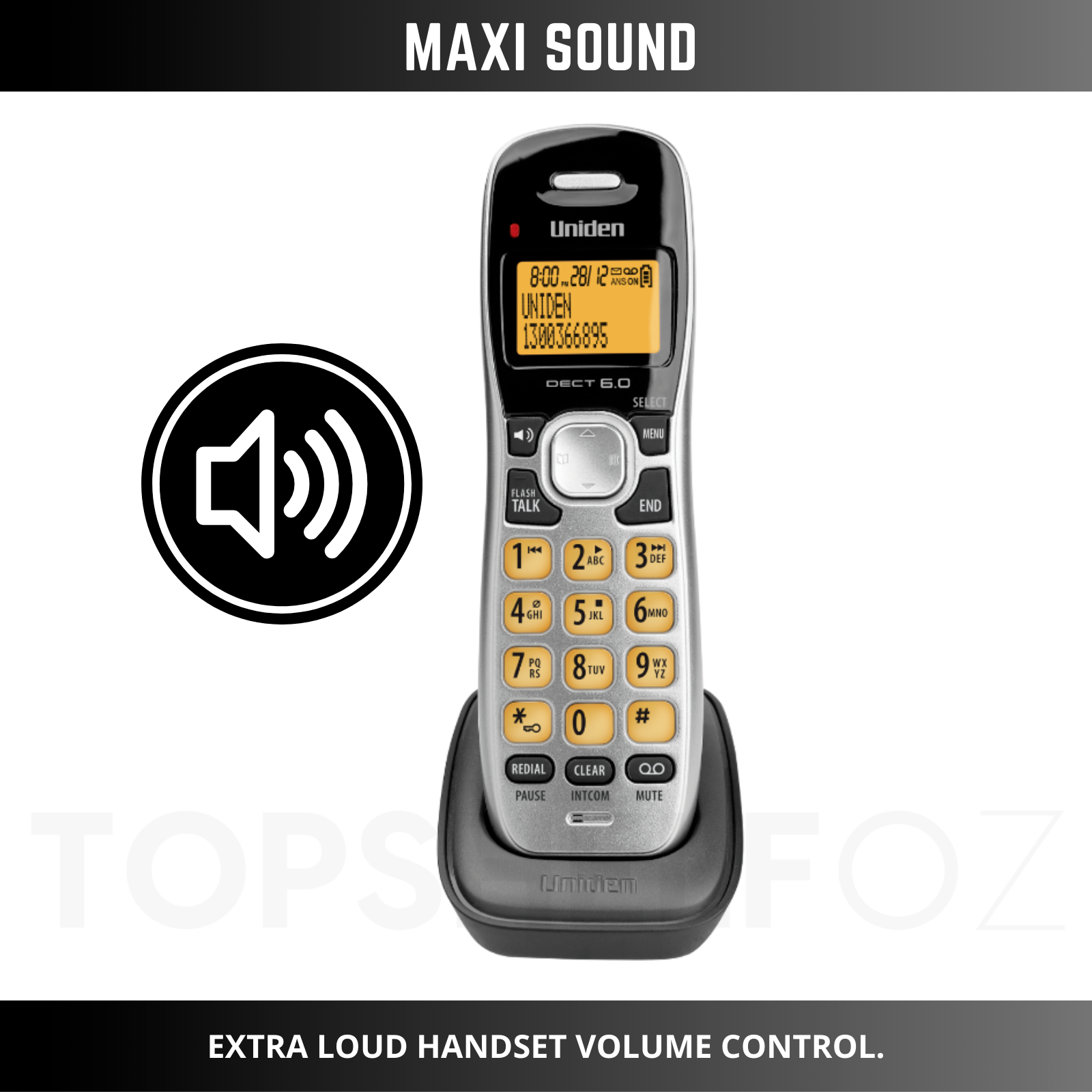 Uniden 2x NBN Compatible Handset Cordless Phone Telephone Home