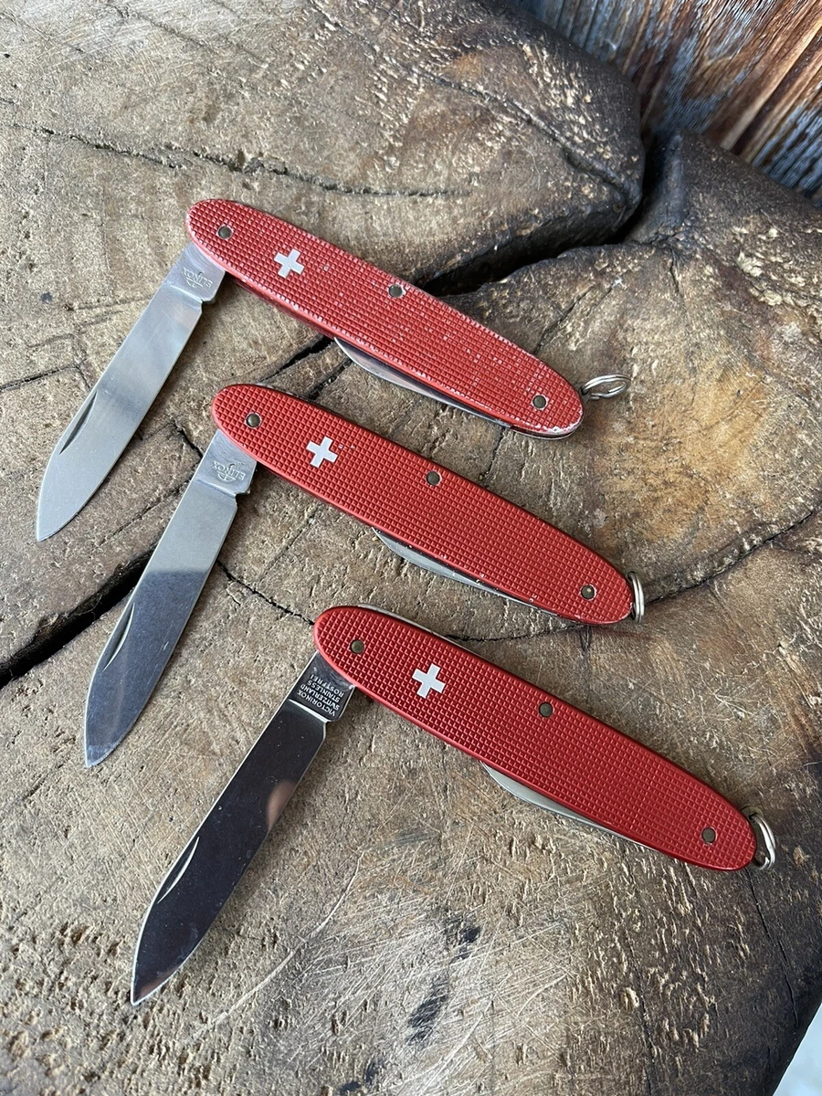 Vintage Victorinox Elinox RED ALOX OLD CROSS Taschenmesser eBay