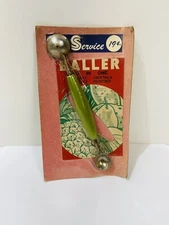Vintage New 1940's Melon Baller 2 In One Fancy Fruit Cocktails Potatoes NOS 📝✅