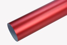 3D Autofolie CHROM SATIN MATT ROT METALLIC Lackfolie Klebefolie Möbelfolie