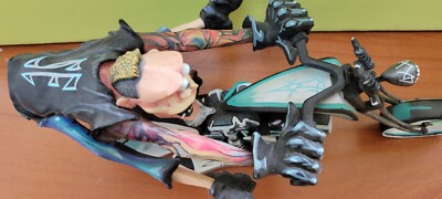 Rare Enesco Speed Freaks Terry Ross Motorcycle Russell Sculpture