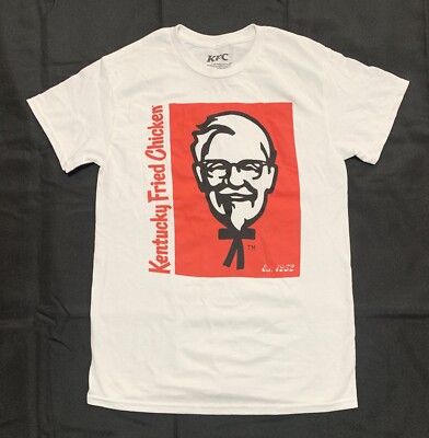 New KFC Kentucky Fried Chicken Colonel Sanders Mens Size S T-Shirt