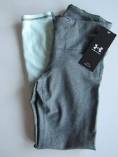 Womens Under Armour HeatGear Armour Wordmark 7/8 Leggings Small 1356385-019 Nwt