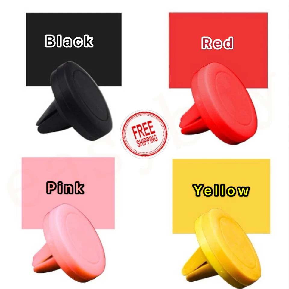 Soporte magnético de montaje de ventilación de aire a color para teléfono celular iPhone Foto 2 de 3