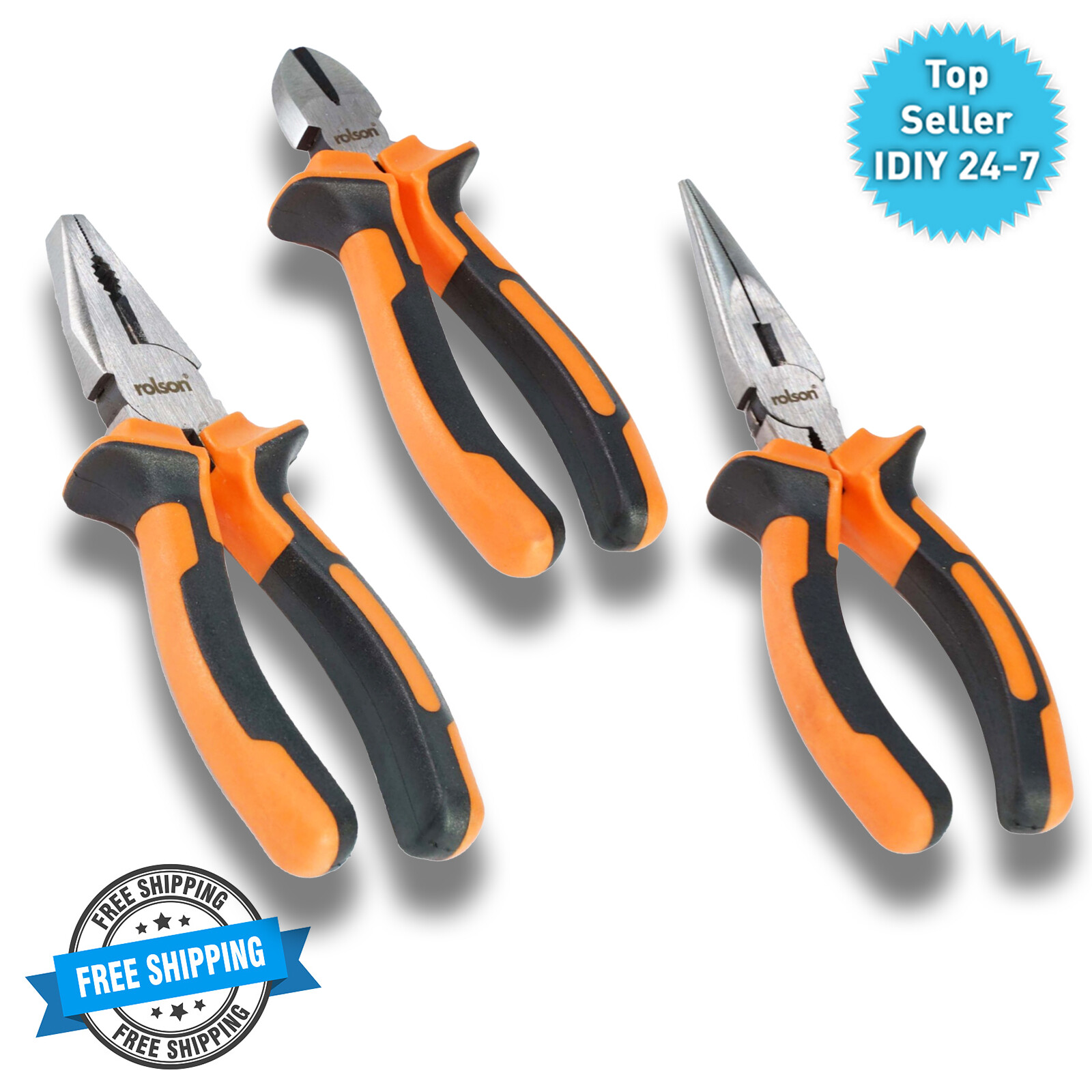 6'' 150mm Set Plier Long Nose Or Combination Cutters Or Cutting Pliers Or Set eBay