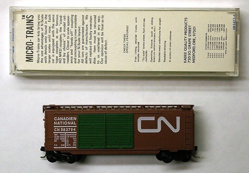 MTL Micro-Trains 23214 (23070) Canadian National CN 583794 40 pies vagón de carga WPT | Zustand: New
