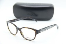 NEW COACH HC 6069 5120 DARK TORTOISE AUTHENTIC EYEGLASSES W/CASE HC6069 51-17
