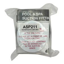 40mm Threaded with Back Nut Safety Suction Waterco ASP211 GREY