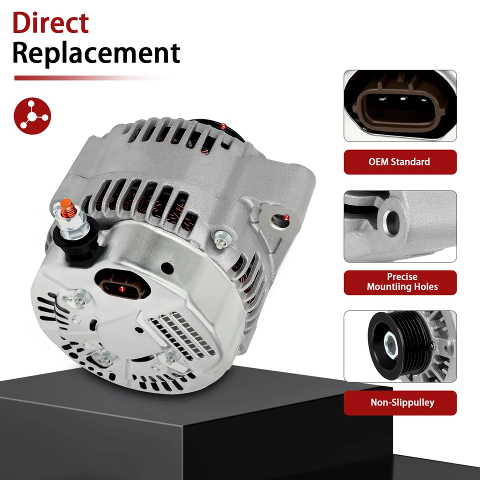 Alternador 13991 101211-7300 para Lexus GS400 1998-2000 Lexus GS430 2001-2005 Foto 2 de 4