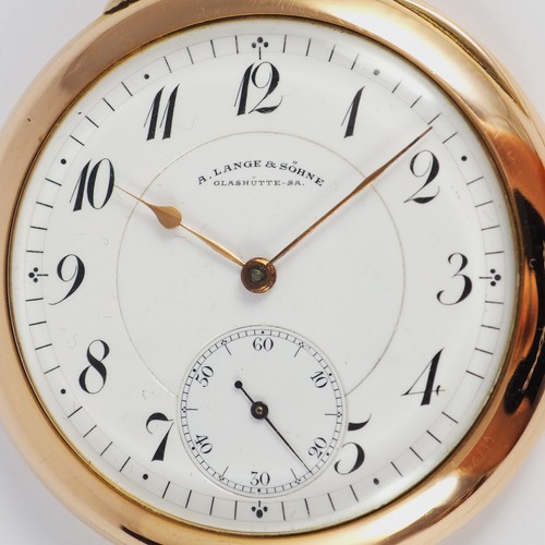 A. Lange & Söhne Taschenuhr in 18ct Roségold - Alter um 1912 - Bild 3 von 11