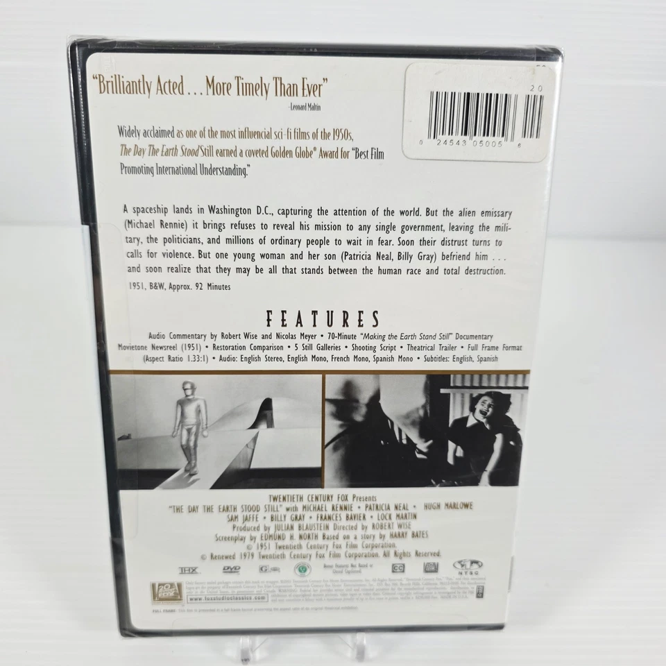 The Day the Earth Stood Still 1951 Film DVD Michael Rennie - Brand NEW Sealed  - Image 3 of 4