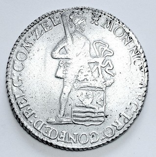 NETHERLANDS Province of ZEELAND Silver Ducat 1735 Silver EXCELLENT LUSTRE