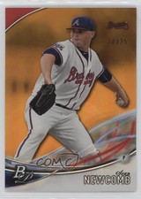 2016 Bowman Platinum Top Prospects Orange 20/25 Sean Newcomb #TP-SN 16tx
